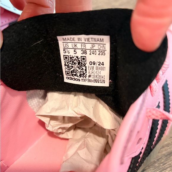 adidas Pink & Black Women's Sneakers (Messi) - Picture 7 of 7